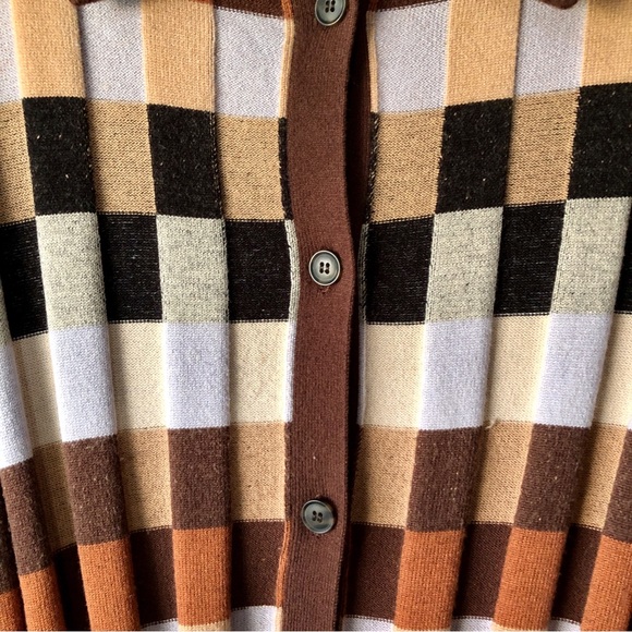 Anthropologie Multicolor Plaid Cardigan - Picture 4 of 12